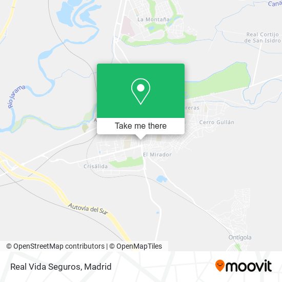 Real Vida Seguros map