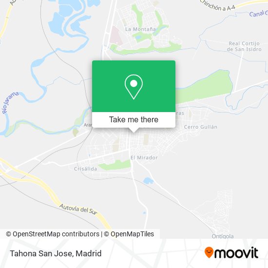 Tahona San Jose map