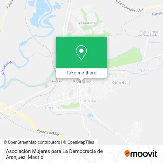 Asociación Mujeres para La Democracia de Aranjuez map