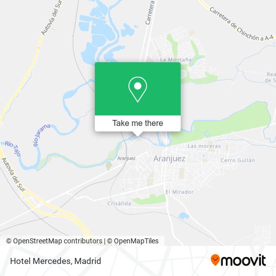 Hotel Mercedes map