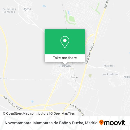 Novomampara. Mamparas de Baño y Ducha map