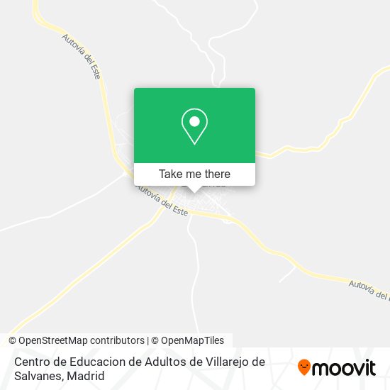 mapa Centro de Educacion de Adultos de Villarejo de Salvanes