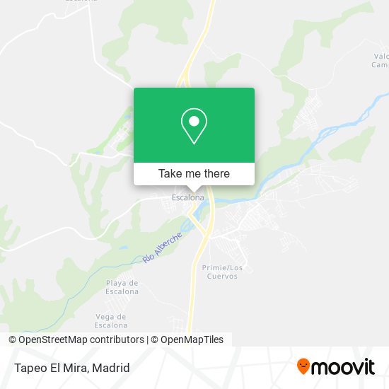 Tapeo El Mira map