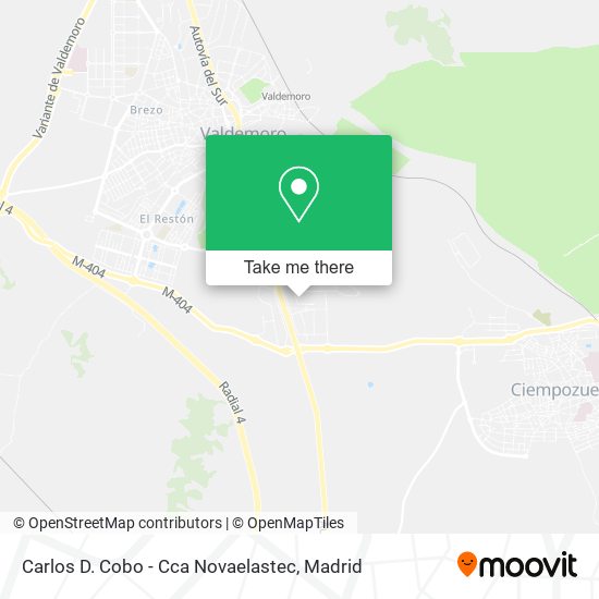 Carlos D. Cobo - Cca Novaelastec map