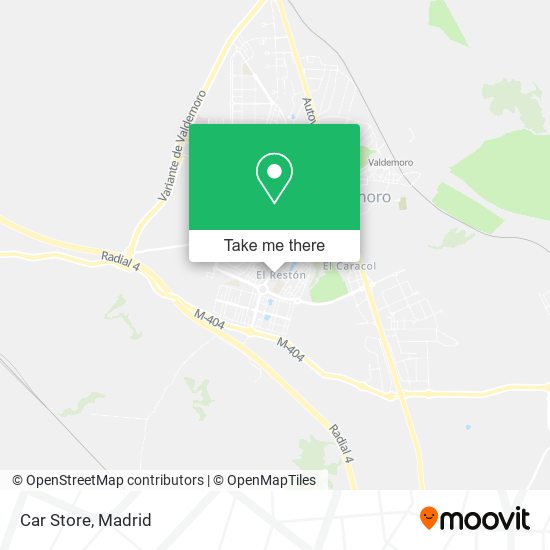Car Store map