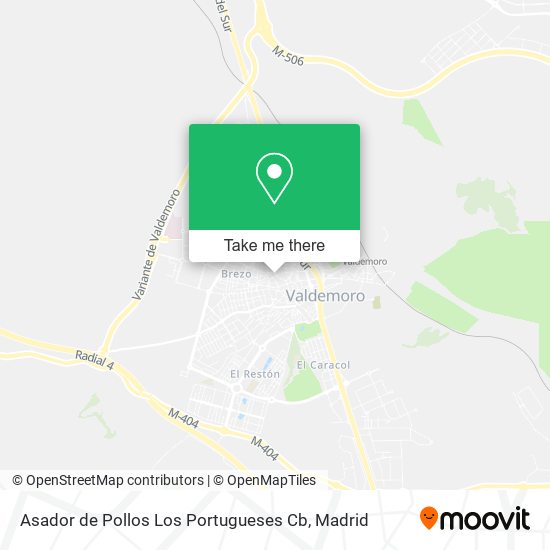 Asador de Pollos Los Portugueses Cb map