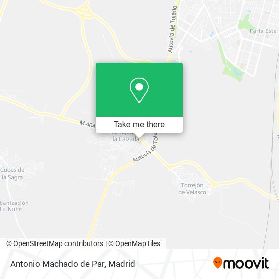 Antonio Machado de Par map