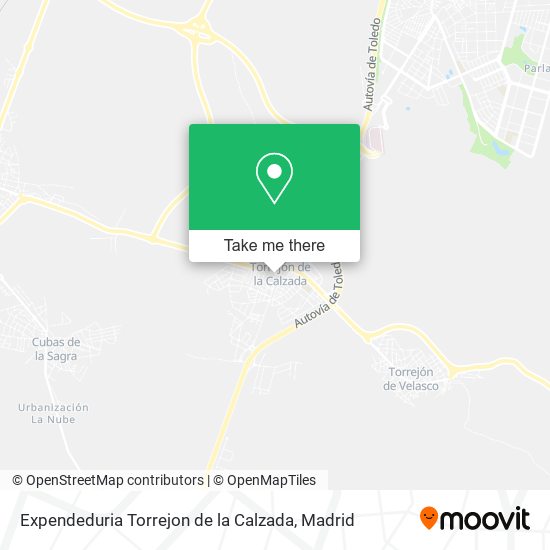 Expendeduria Torrejon de la Calzada map