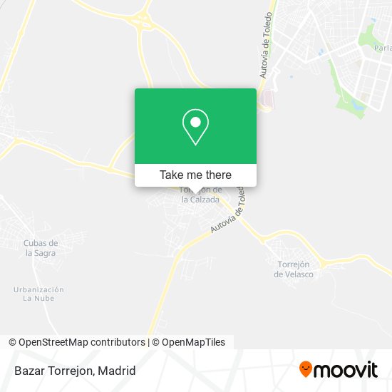 Bazar Torrejon map