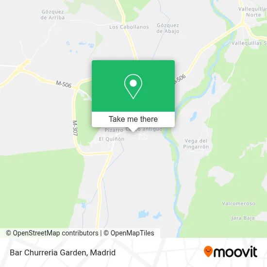 Bar Churreria Garden map