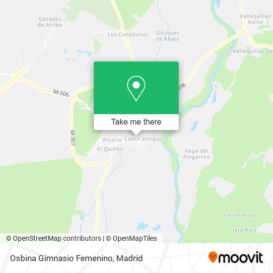 mapa Osbina Gimnasio Femenino