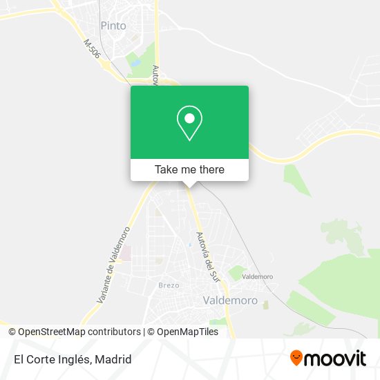 mapa El Corte Inglés