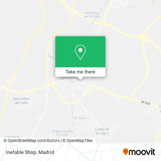 Inefable Shop map