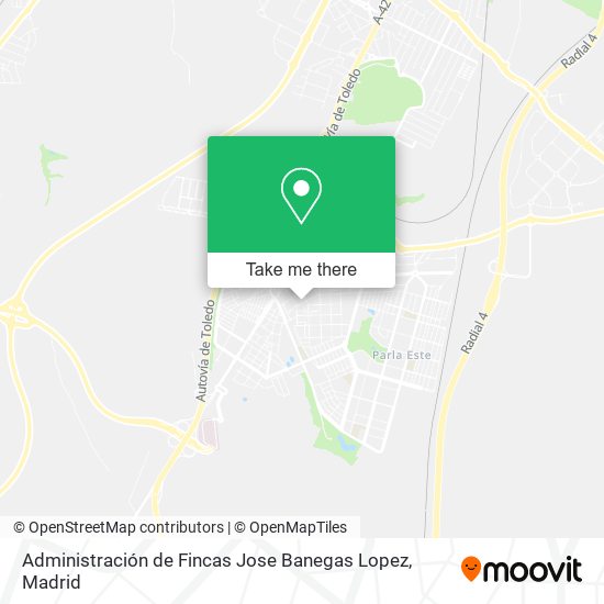 mapa Administración de Fincas Jose Banegas Lopez