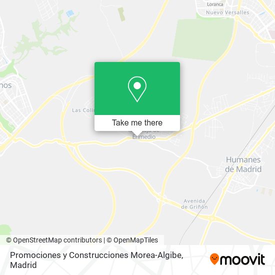 Promociones y Construcciones Morea-Algibe map