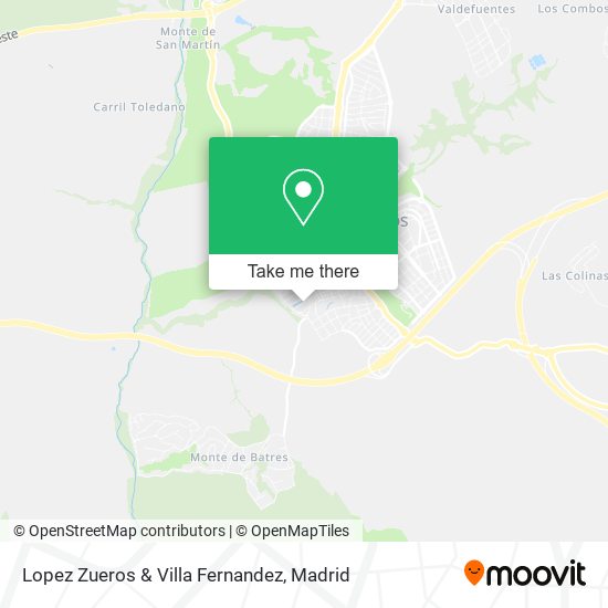 Lopez Zueros & Villa Fernandez map