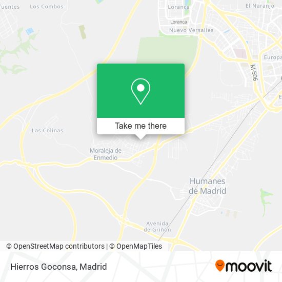 Hierros Goconsa map
