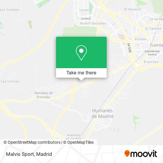 Malvis Sport map