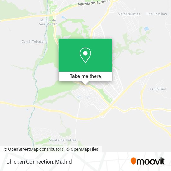 mapa Chicken Connection