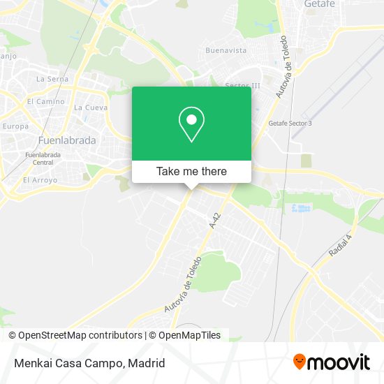 Menkai Casa Campo map