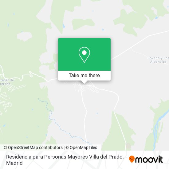 Residencia para Personas Mayores Villa del Prado map
