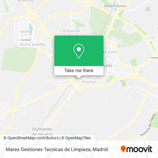 Mares Gestiones Tecnicas de Limpieza map