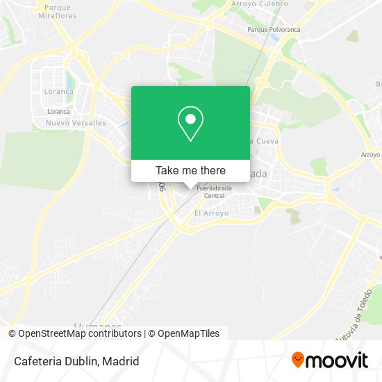 Cafeteria Dublin map