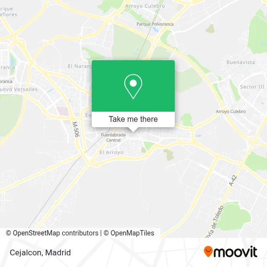 Cejalcon map