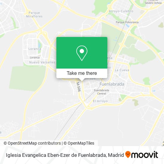 Iglesia Evangelica Eben-Ezer de Fuenlabrada map