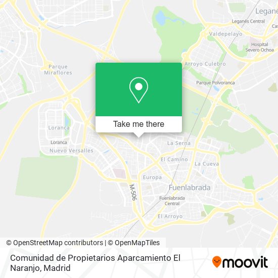 Comunidad de Propietarios Aparcamiento El Naranjo map