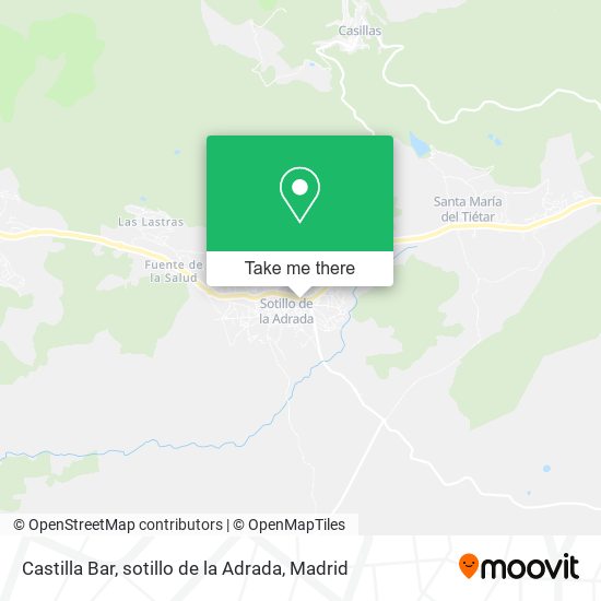 Castilla Bar, sotillo de la Adrada map