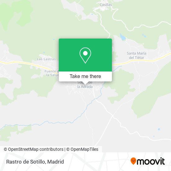 Rastro de Sotillo map