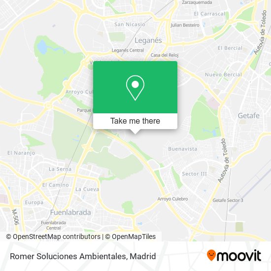 Romer Soluciones Ambientales map