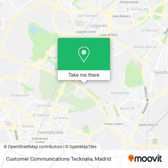 Customer Communications Tecknalia map