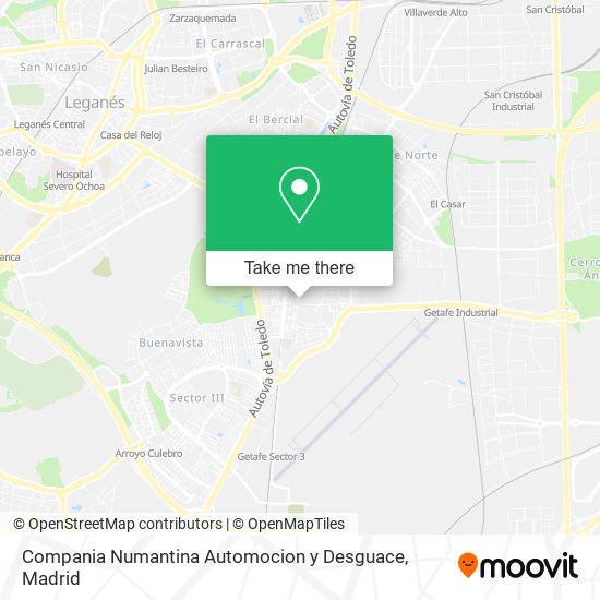 Compania Numantina Automocion y Desguace map