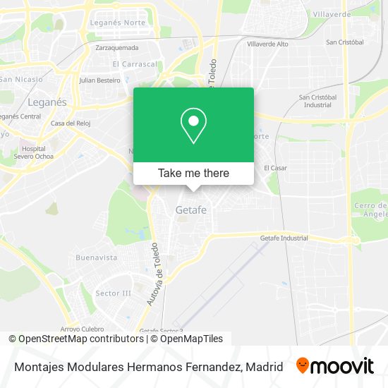 Montajes Modulares Hermanos Fernandez map