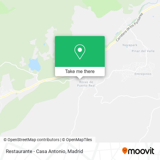 Restaurante - Casa Antonio map