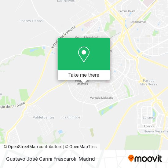 Gustavo José Carini Frascaroli map