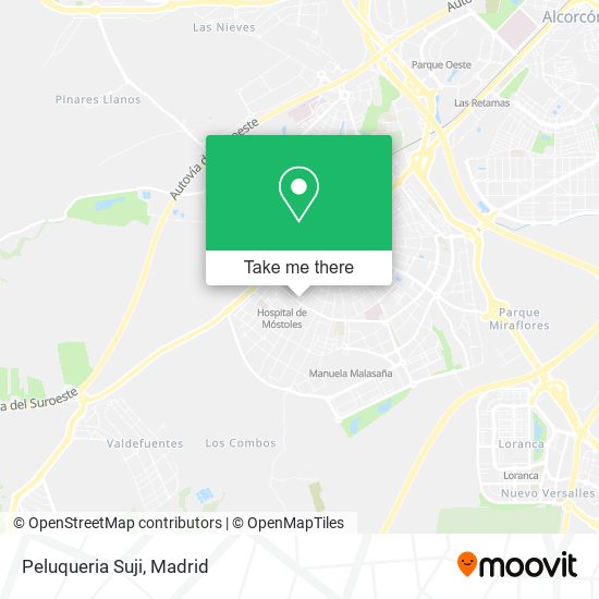 mapa Peluqueria Suji