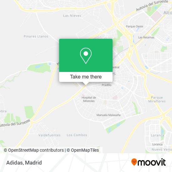 Adidas map