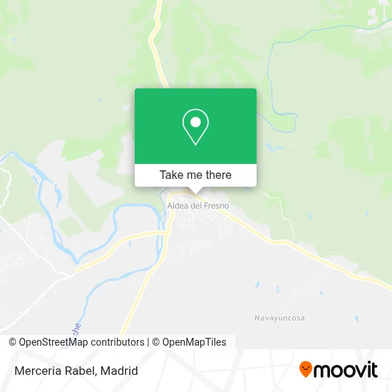 Merceria Rabel map