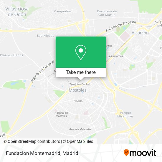 mapa Fundacion Montemadrid