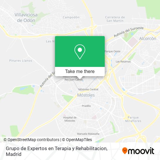 mapa Grupo de Expertos en Terapia y Rehabilitacion