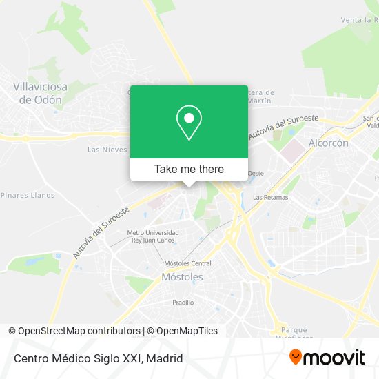 Centro Médico Siglo XXI map