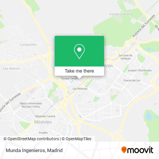 Munda Ingenieros map