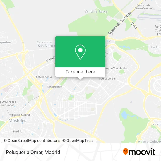Peluqueria Omar map