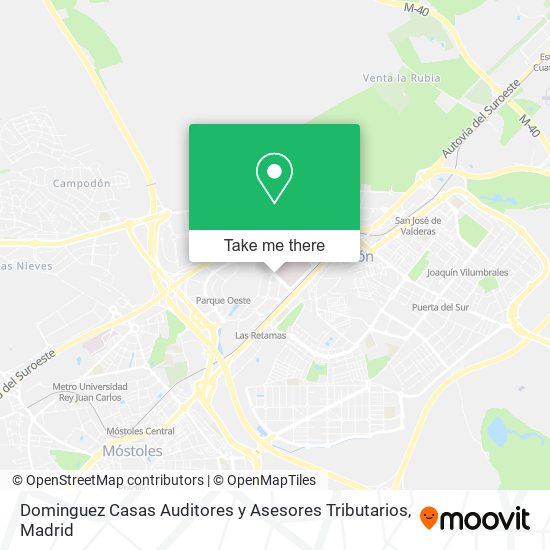 Dominguez Casas Auditores y Asesores Tributarios map