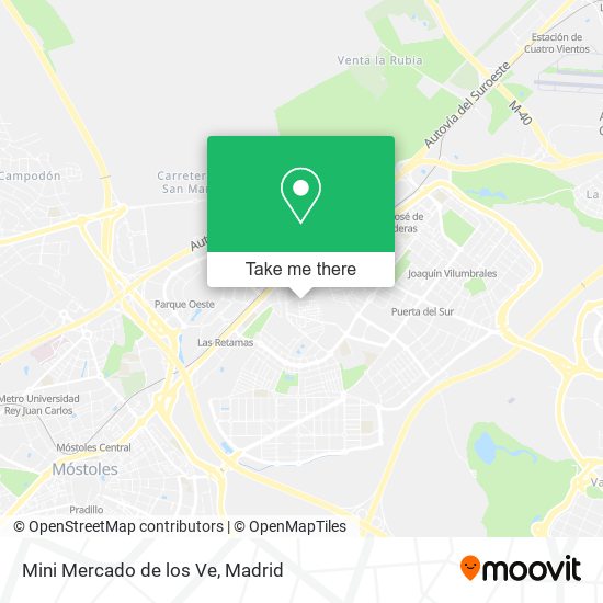 Mini Mercado de los Ve map