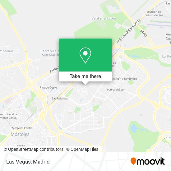 mapa Las Vegas