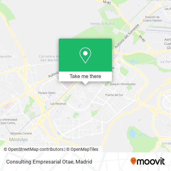 Consulting Empresarial Otae map